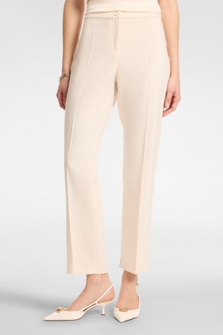 Pantalón slim fit 7/8 de tiro alto - Blanco
