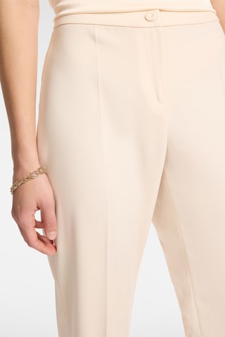 Pantalón slim fit 7/8 de tiro alto - Blanco
