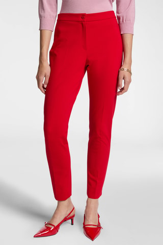 Pantalón slim fit - Rojo