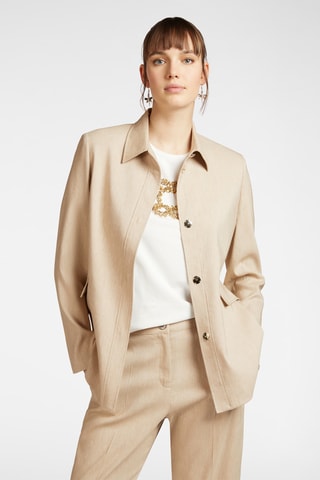 Sobrecamisa de lino - Crudo