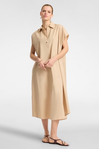 Vestido recto - Crudo