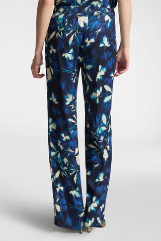 Pantalón recto de tiro alto - Blanco