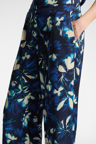 Pantalón recto de tiro alto - Blanco