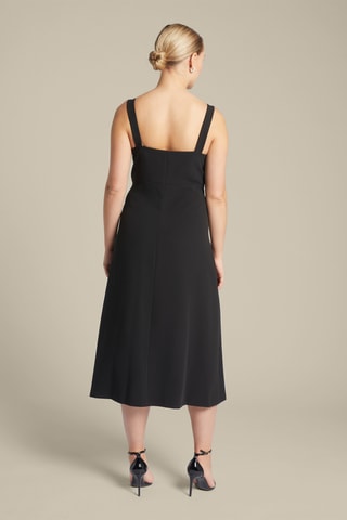 Vestido midi - Negro