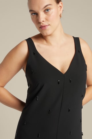 Vestido midi - Negro