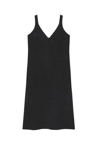 Vestido midi - Negro