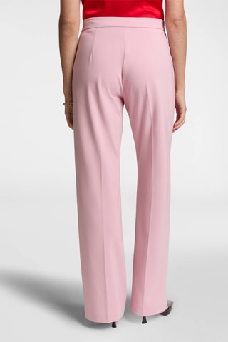 Pantalón palazzo de tiro alto - Rosa