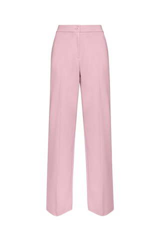 Pantalón palazzo de tiro alto - Rosa