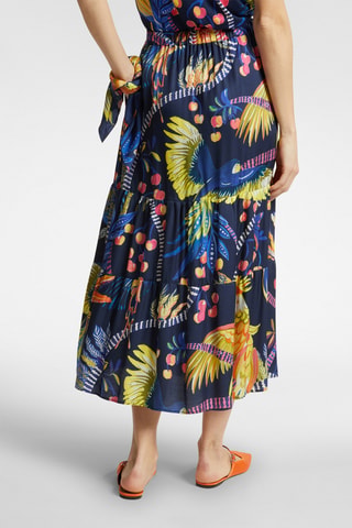 Falda midi - Multicolor