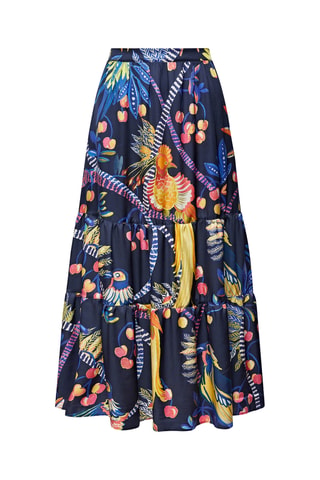 Falda midi - Multicolor