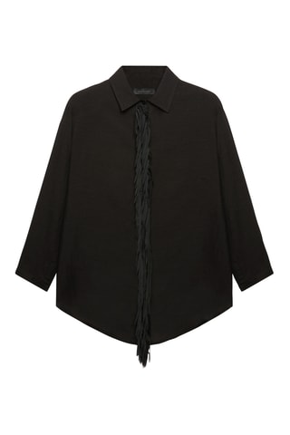 Camisa de lino - Negro