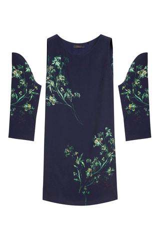 Vestido recto - Gris