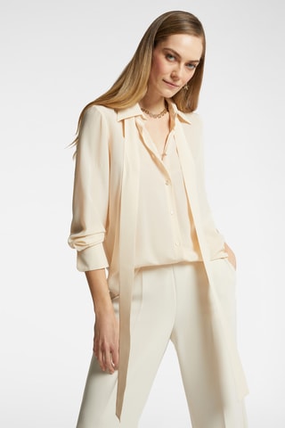 Camisa de seda - Blanco