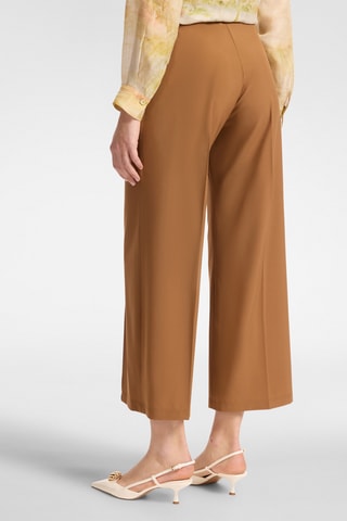 Pantalón recto 7/8 de tiro alto - Naranja