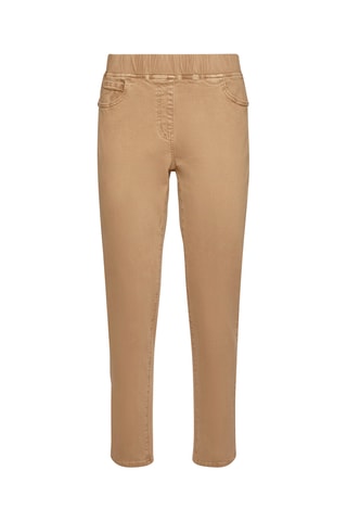 Pantalón slim fit 7/8 - Crudo