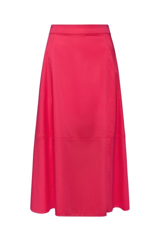 Falda trapecio - Rojo