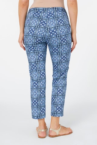 Pantalón 7/8 - Blanco y azul