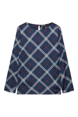 Blusa - Blanco, rojo y azul