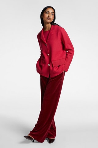 Chaqueta de lana - Rojo