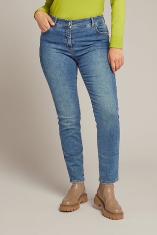 Vaquero skinny fit de algodón orgánico - Azul