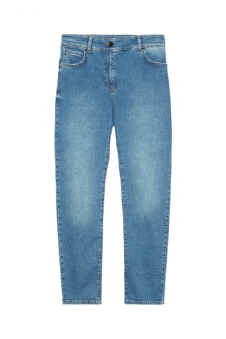 Vaquero skinny fit de algodón orgánico - Azul