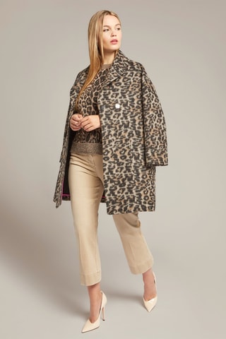 Jersey - Negro, beige y marrón