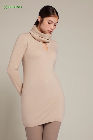 Túnica de lana - Beige