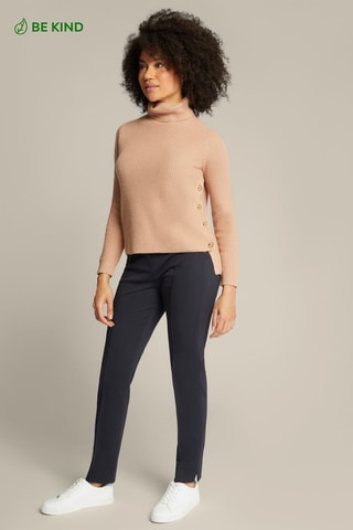 Jersey de lana y cachemir - Beige
