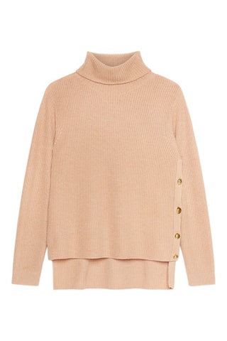 Jersey de lana y cachemir - Beige