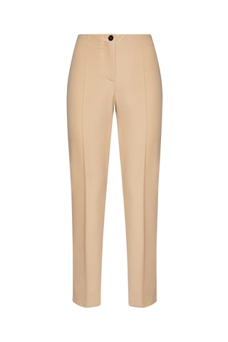Pantalón slim fit 7/8 de tiro alto - Crudo