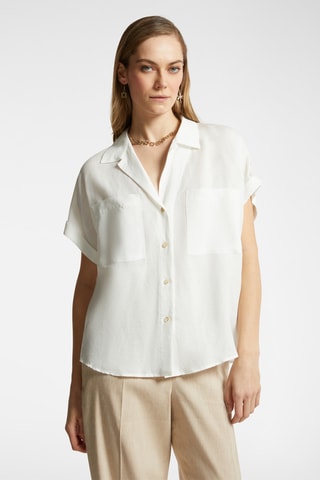 Camisa de lino - Blanco