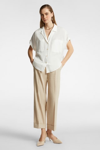 Camisa de lino - Blanco
