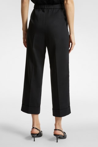 Pantalón 7/8 de tiro alto - Negro