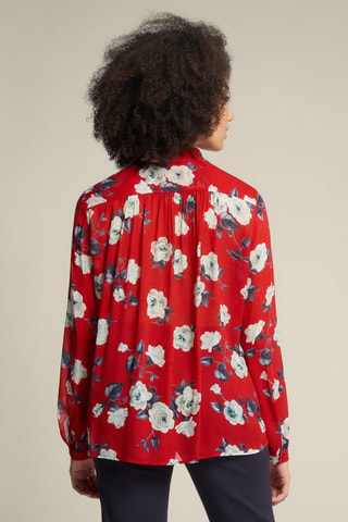 Camisa - Blanco, rojo y gris
