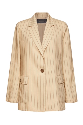 Chaqueta de lino - Blanco