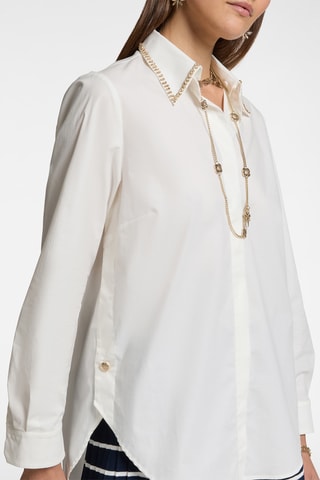 Camisa amplia - Blanco