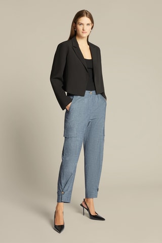 Pantalón cargo - Azul