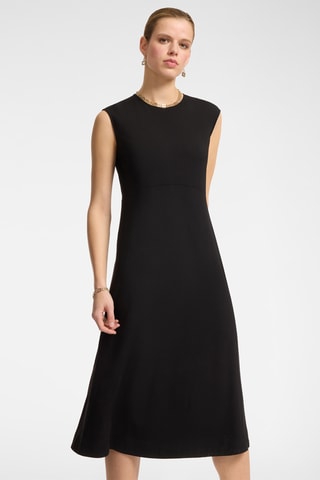 Vestido midi - Negro