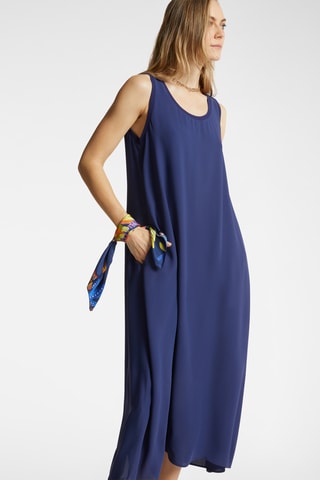 Vestido midi - Azul
