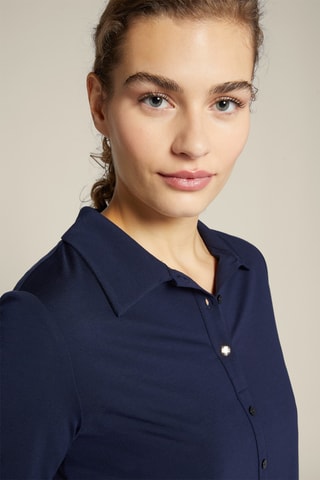 Polo slim fit - Azul