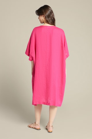 Vestido de playa de lino - Violeta