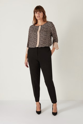Pantalón slim - Negro