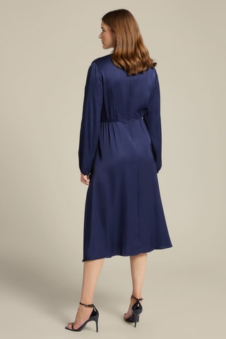 Vestido evasé - Azul