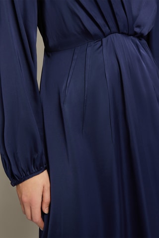 Vestido evasé - Azul