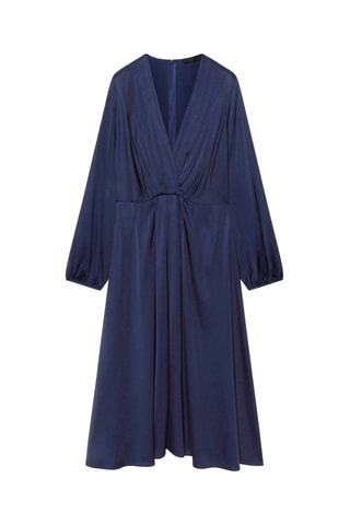 Vestido evasé - Azul