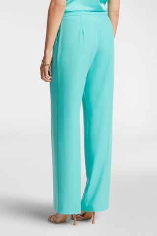 Pantalón recto de tiro alto - Verde