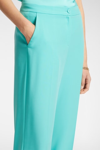 Pantalón recto de tiro alto - Verde