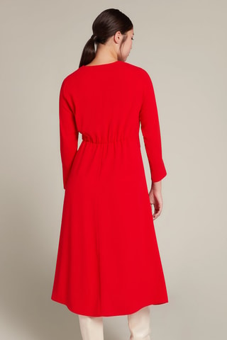 Vestido midi - Rojo