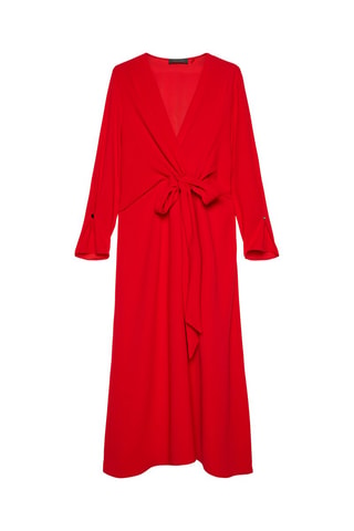 Vestido midi - Rojo