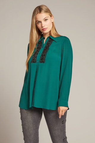 Camisa - Negro y verde
